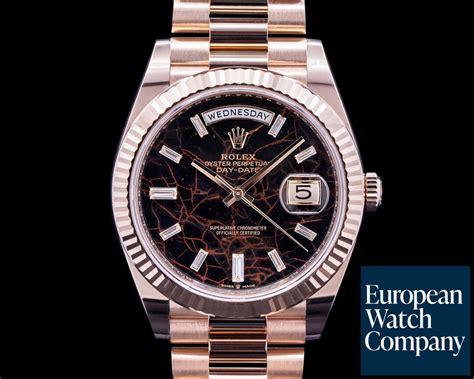 rolex gold and silver with diamonds|Rolex day date 40 228235.